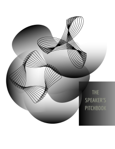 Workbook cover: “Stage-Ready: The Speaker Portfolio Workbook” — templates for bios, one-sheets, outreach emails, and a media kit checklist.