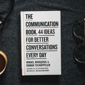 A book titled, " The Communication Book"