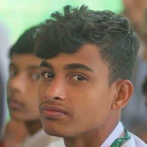 A young student from the middle east.