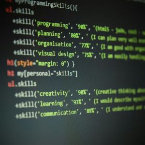A coded page.