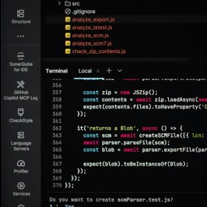 A coding file.